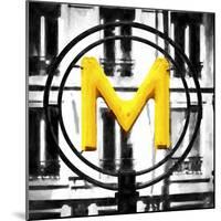 M Paris Metro-Philippe Hugonnard-Mounted Giclee Print