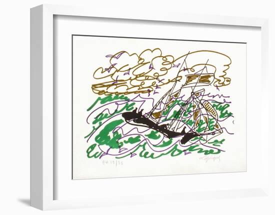 M - Retour d'Islande-Charles Lapicque-Framed Limited Edition