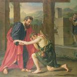 The Return of the Prodigal Son, 1823-M. S. And David Stapleaux-Framed Stretched Canvas