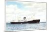 M.S. Midnatsol, Bergen Line, Dampfer in Fahrt-null-Mounted Giclee Print