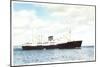 M.S. Midnatsol, Bergen Line, Dampfer in Fahrt-null-Mounted Giclee Print