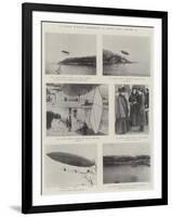 M Santos Dumont's Experiments at Monte Carlo, 28 January-null-Framed Giclee Print