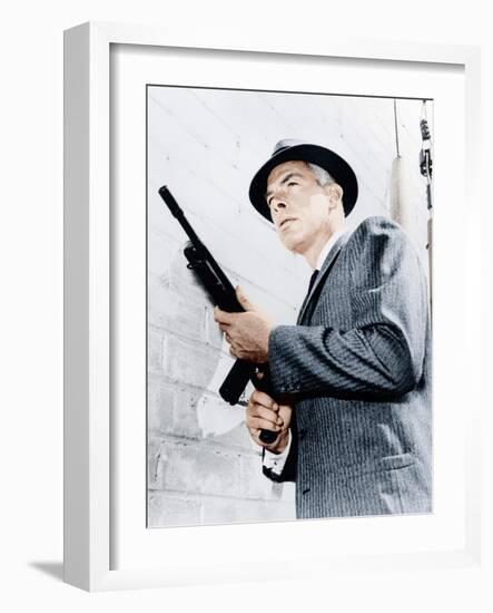 M SQUAD, Lee Marvin, 1957-1960-null-Framed Photo