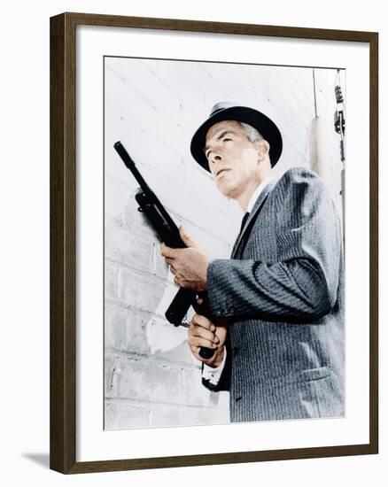 M SQUAD, Lee Marvin, 1957-1960-null-Framed Photo