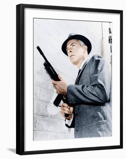 M SQUAD, Lee Marvin, 1957-1960-null-Framed Photo