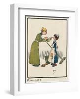 'M the Meek', 1903-John Hassall-Framed Giclee Print