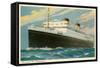 M.V. Britannic, Ocean Liner-null-Framed Stretched Canvas