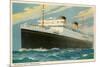 M.V. Britannic, Ocean Liner-null-Mounted Premium Giclee Print