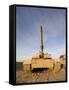 M1 Abrams Tank at Camp Warhorse-Stocktrek Images-Framed Stretched Canvas