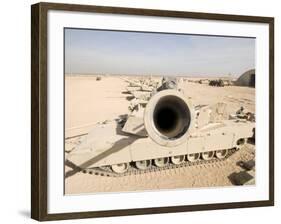 M1 Abrams Tank at Camp Warhorse-Stocktrek Images-Framed Photographic Print