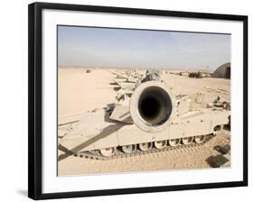 M1 Abrams Tank at Camp Warhorse-Stocktrek Images-Framed Photographic Print