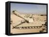 M1 Abrams Tank at Camp Warhorse-Stocktrek Images-Framed Stretched Canvas