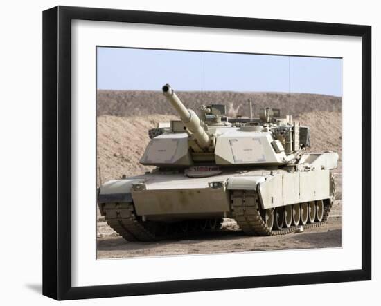 M1 Abrams Tank at Camp Warhorse-Stocktrek Images-Framed Photographic Print