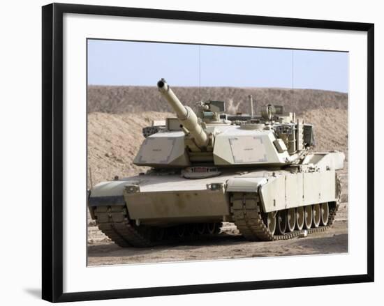 M1 Abrams Tank at Camp Warhorse-Stocktrek Images-Framed Photographic Print