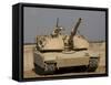 M1 Abrams Tank at Camp Warhorse-Stocktrek Images-Framed Stretched Canvas
