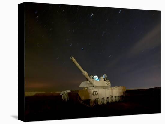 M1 Abrams Tank at Camp Warhorse-Stocktrek Images-Stretched Canvas