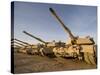 M1 Abrams Tanks at Camp Warhorse-Stocktrek Images-Stretched Canvas