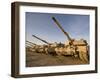 M1 Abrams Tanks at Camp Warhorse-Stocktrek Images-Framed Photographic Print