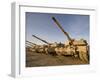 M1 Abrams Tanks at Camp Warhorse-Stocktrek Images-Framed Photographic Print