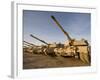 M1 Abrams Tanks at Camp Warhorse-Stocktrek Images-Framed Photographic Print