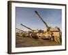 M1 Abrams Tanks at Camp Warhorse-Stocktrek Images-Framed Photographic Print