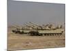 M1 Abrams Tanks at Camp Warhorse-Stocktrek Images-Mounted Photographic Print