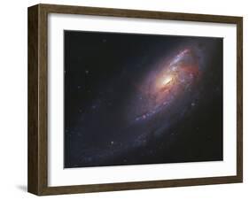 M106, Spiral Galaxy in Canes Venatici-Stocktrek Images-Framed Photographic Print