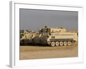 M113 Varient at Camp Warhorse-Stocktrek Images-Framed Photographic Print