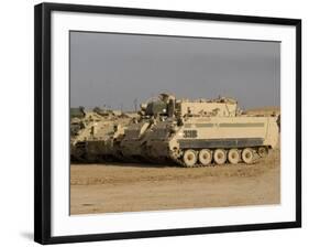 M113 Varient at Camp Warhorse-Stocktrek Images-Framed Photographic Print