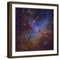 M16, the Eagle Nebula in Serpens-Stocktrek Images-Framed Photographic Print