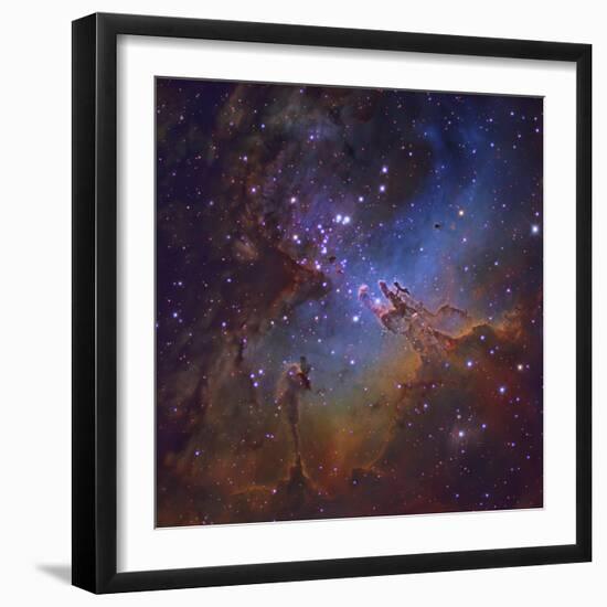 M16, the Eagle Nebula in Serpens-Stocktrek Images-Framed Photographic Print