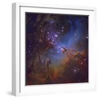 M16, the Eagle Nebula in Serpens-Stocktrek Images-Framed Photographic Print