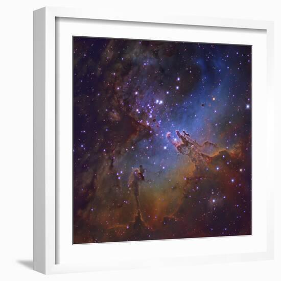 M16, the Eagle Nebula in Serpens-Stocktrek Images-Framed Photographic Print