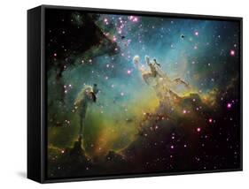 M16 the Eagle Nebula-Stocktrek Images-Framed Stretched Canvas