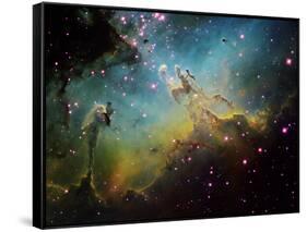 M16 the Eagle Nebula-Stocktrek Images-Framed Stretched Canvas