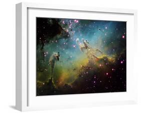 M16 the Eagle Nebula-Stocktrek Images-Framed Premium Photographic Print
