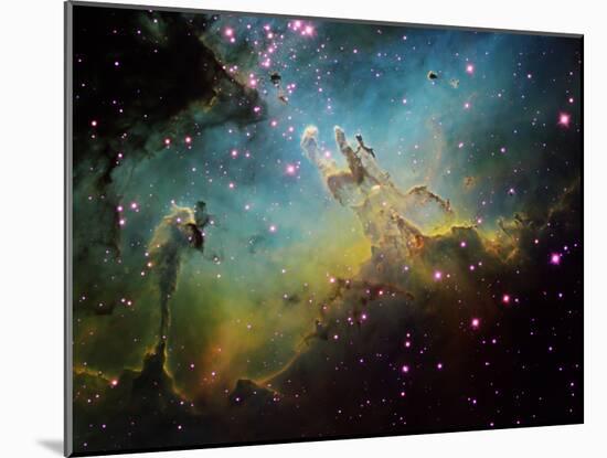 M16 the Eagle Nebula-Stocktrek Images-Mounted Photographic Print