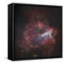 M17, the Omega Nebula in Sagittarius-Stocktrek Images-Framed Stretched Canvas