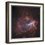 M17, the Omega Nebula in Sagittarius-Stocktrek Images-Framed Photographic Print