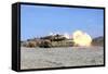 M1A1 Abrams Fire their 120Mm Smoothbore Cannon-null-Framed Stretched Canvas