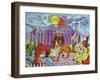 M20 Circus Maze-D. Rusty Rust-Framed Giclee Print