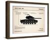 M26 Pershing Tank-Mark Rogan-Framed Art Print