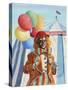 M30 Clown Balloons-D. Rusty Rust-Stretched Canvas