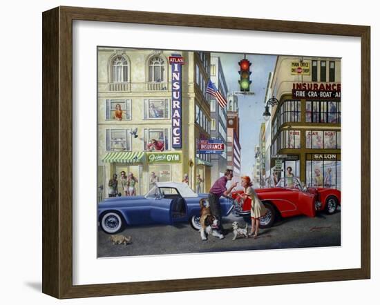 M36 Fender Bender-D. Rusty Rust-Framed Giclee Print