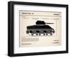 M4 Sherman Tank-Mark Rogan-Framed Art Print