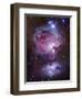 M42, the Orion Nebula (Top), and NGC 1977, a Reflection Nebula (Bottom)-Stocktrek Images-Framed Photographic Print