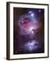 M42, the Orion Nebula (Top), and NGC 1977, a Reflection Nebula (Bottom)-Stocktrek Images-Framed Photographic Print