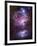 M42, the Orion Nebula (Top), and NGC 1977, a Reflection Nebula (Bottom)-Stocktrek Images-Framed Photographic Print