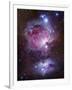 M42, the Orion Nebula (Top), and NGC 1977, a Reflection Nebula (Bottom)-Stocktrek Images-Framed Photographic Print