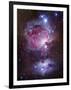 M42, the Orion Nebula (Top), and NGC 1977, a Reflection Nebula (Bottom)-Stocktrek Images-Framed Photographic Print